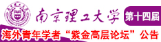 老年人鸡巴肏屄南京理工大学第十四届海外青年学者紫金论坛诚邀海内外英才！